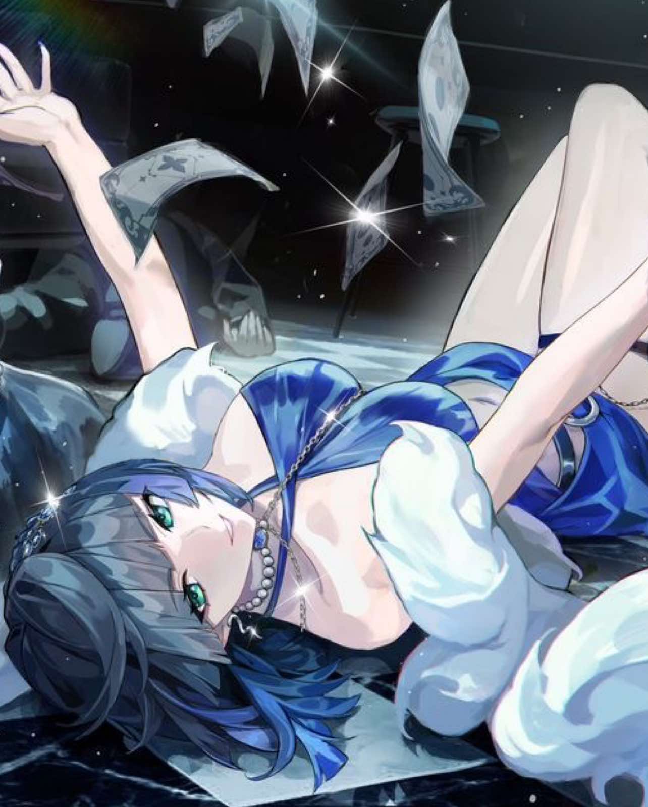 saw that some people are struggling in flins domain 🫣 #GenshinImpact #yelan #fyp 