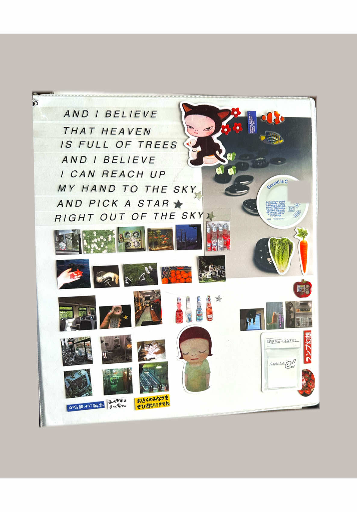 LMAO I did not know I ordered that many silent hill photos #silenthill #moodboard #collage #knitting 