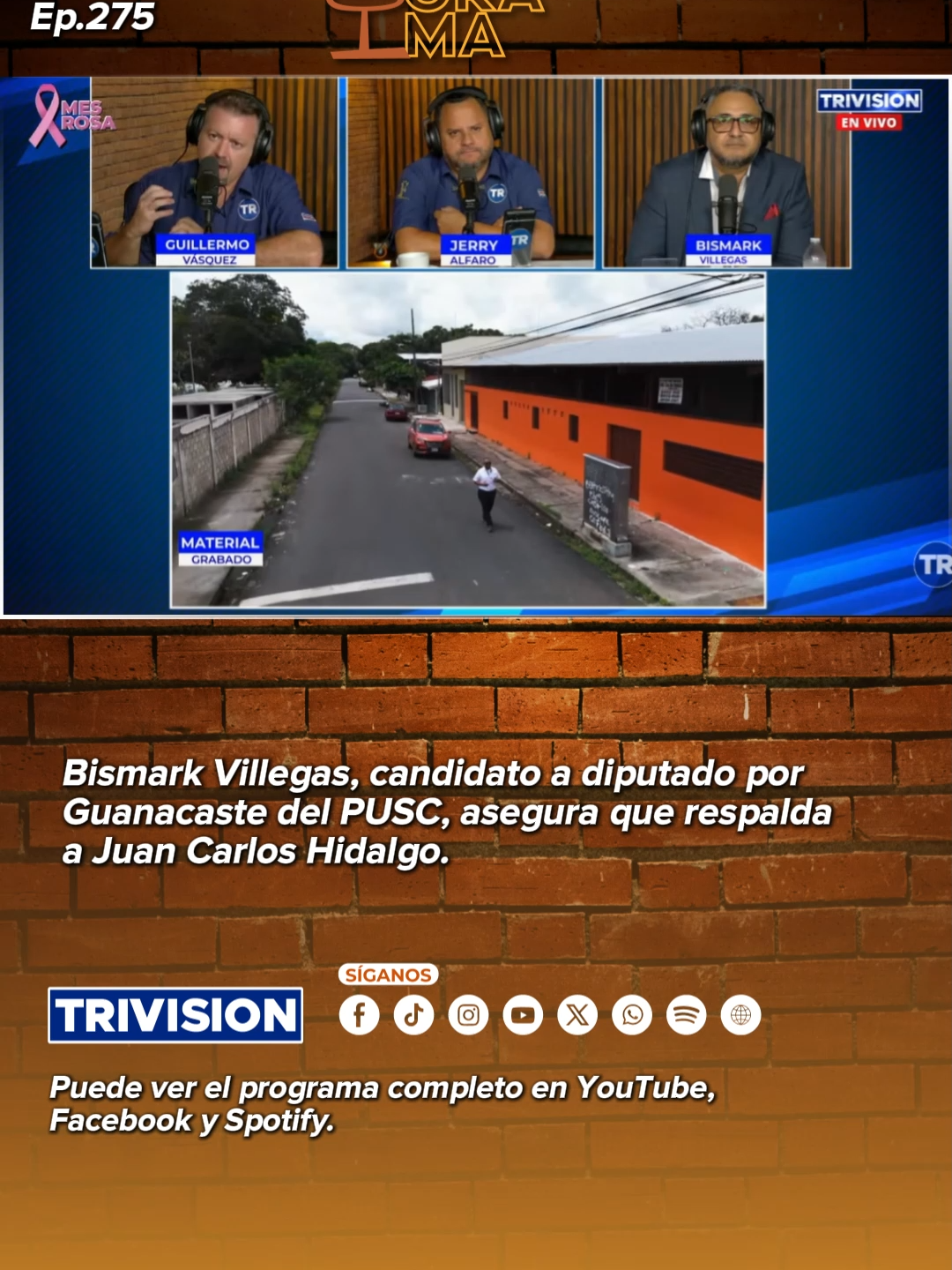 TT07 Bismark Villegas, candidato a diputado por Gu