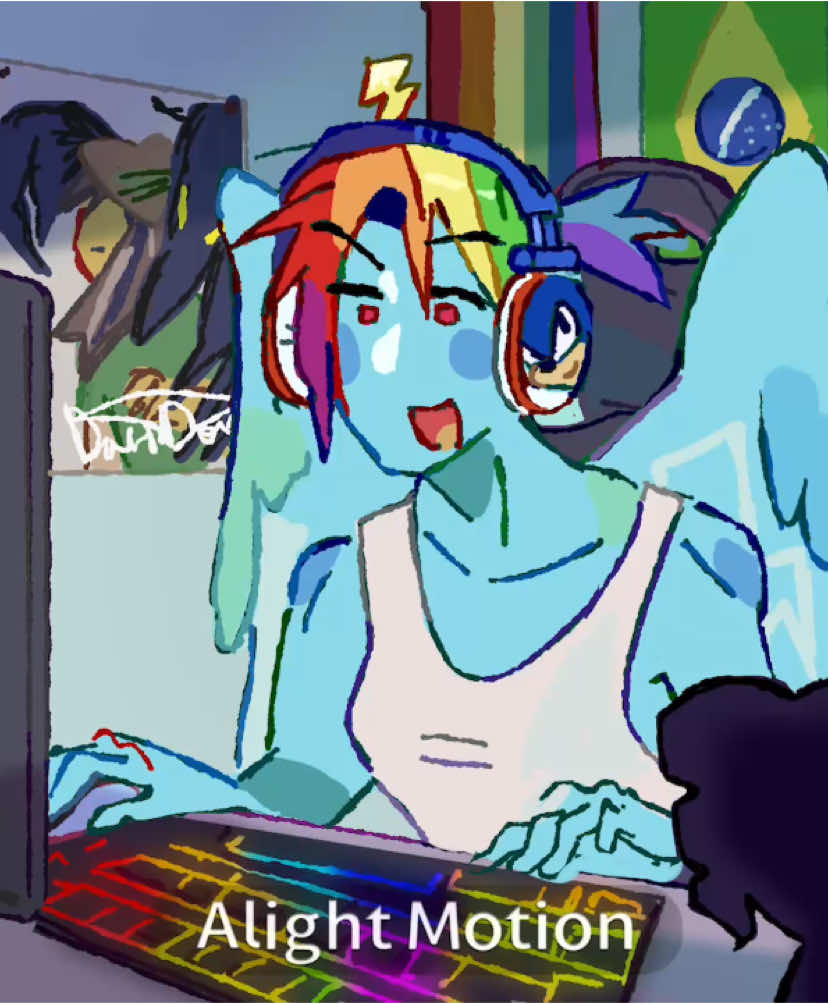 Yipeee  #mylittlepony #pinkiepie #rainbowdash #pinkaminadianepie #commissionsopen #fanart #mlp #chiikawa #usagi #rainbowdashfanart #pinkiepiefanart 