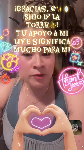 ✨🪞Shio D’ la Torre⚜️, gracias por tu valioso apoyo en mi LIVE. Seguiré esforzándome para crear contenido LIVE aún mejor.@✨🪞Shio D’ la Torre⚜️ #tiktoklive #livehighlights #livegift #handheart #corazónconlasmanos 