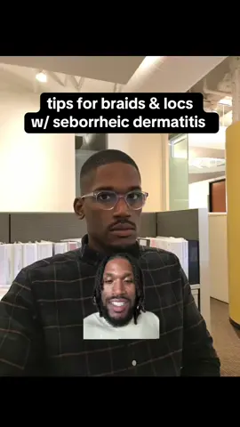 tips for growing & maintaining locs & braids with seborrheic dermatitis  #locsjourney #menshair #mensbraidstyles #seborrheicdermatitis 