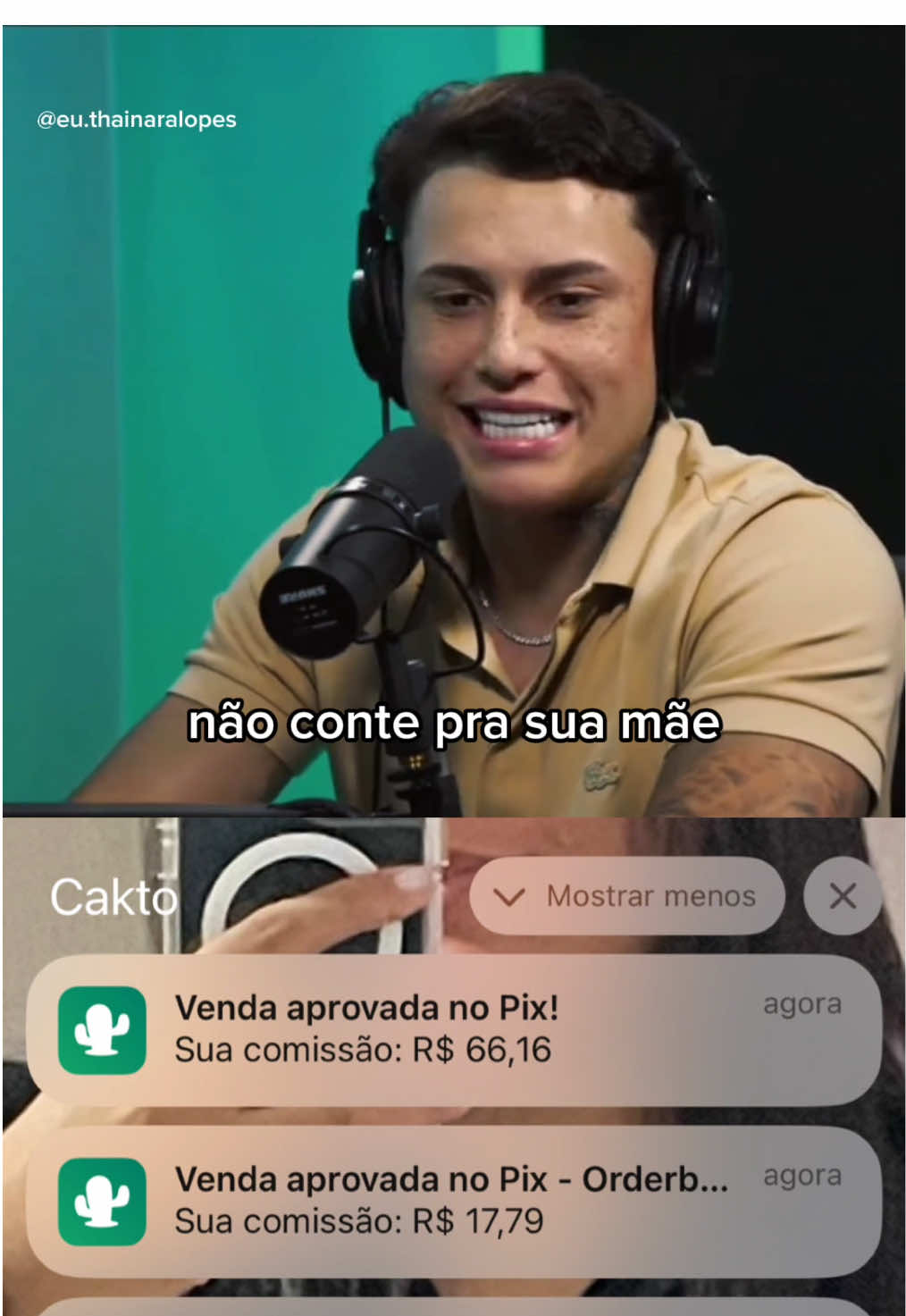 Dica para você que está começando no marketing digital ☝️  . #negociodigital #cakto #caiomartins #primeiravneda #jovemmilionario 