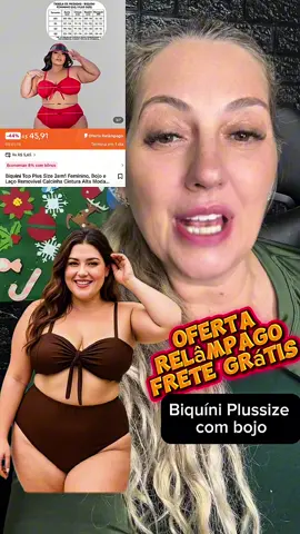 Biquini Top Plus Size  #tiktokshop #tiktokshopbrasil #ofertas #fretegratis #biquini 