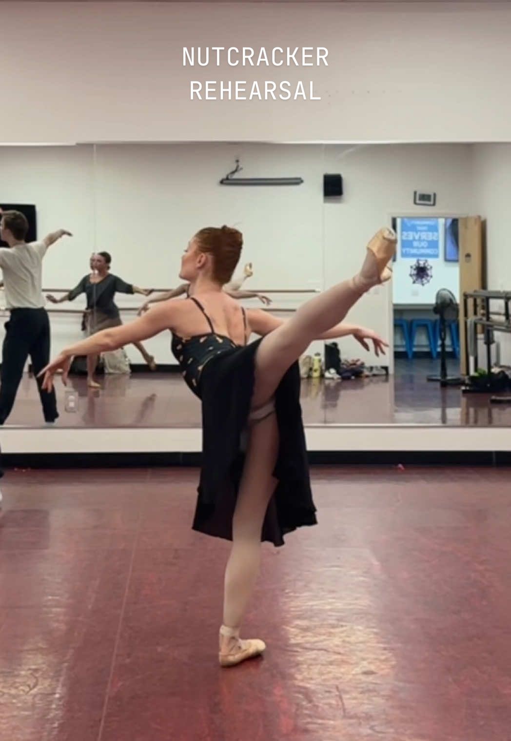 first rehearsal of nutcracker season! ❤️😯🩰 #nutcracker #ballet #ballerina #ballettok #nutcrackerseason 