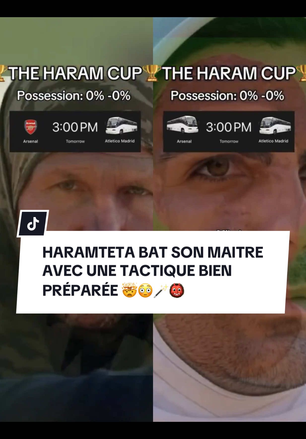 HARAMTETA BAT SON MAITRE AVEC UNE TACTIQUE BIEN PRÉPARÉE #footballtiktok #soccertiktok #atleticodemadrid #arsenal #simeone