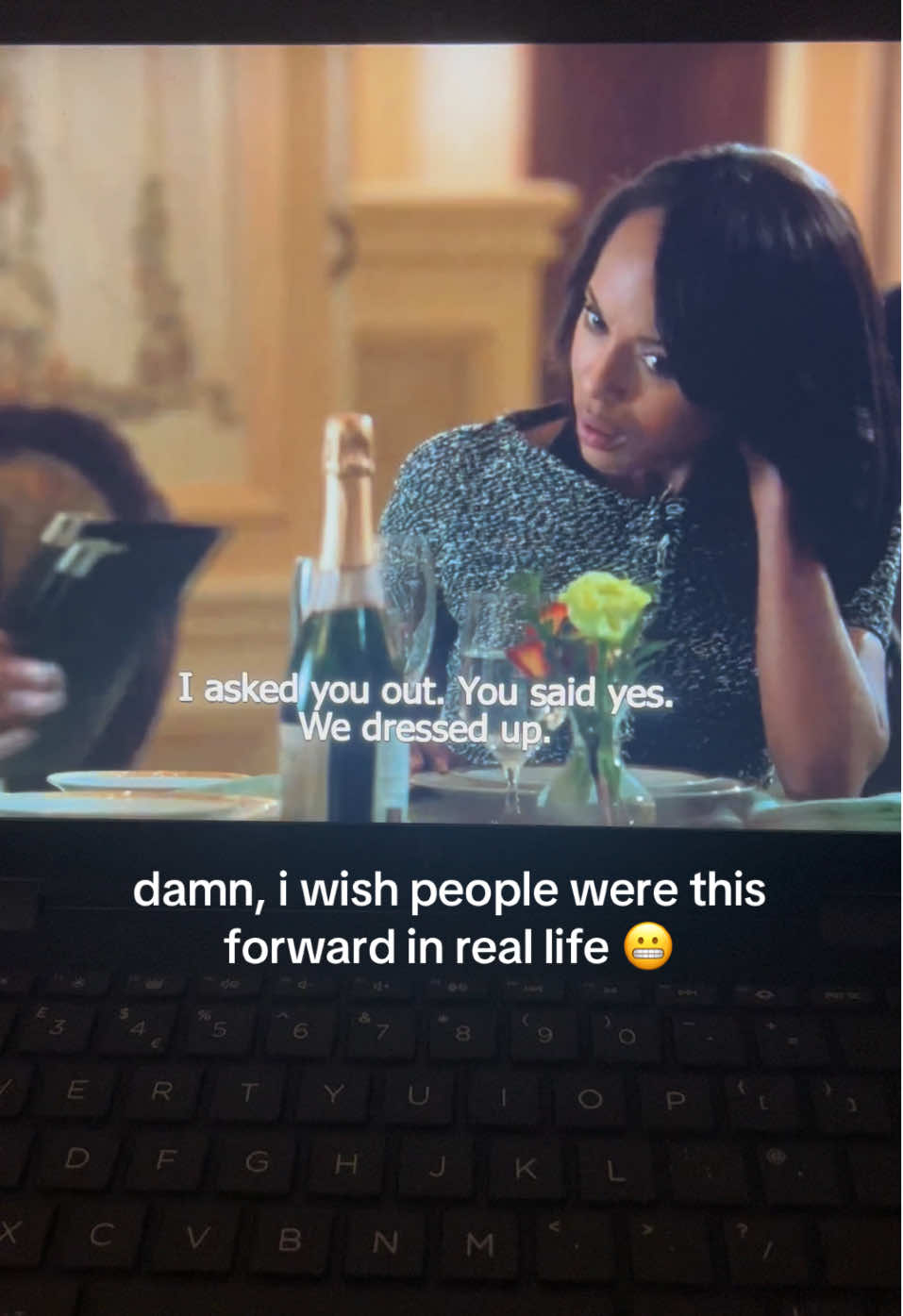 lemme get a date with Jake real quick #scandal #oliviapope #throwback #tvshow #datenight 