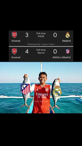 Arsenal sang penakluk Madrid😎 musim kemarin di kandang Arsenal, Madrid takluk atas Arsenal dengan skor 3-0. kini giliran Atletico Madrid takluk oleh Arsenal di kandang Arsenal dengan skor 4-0🔥 #uefa #uefachampionsleague #ligachampions #arsenal #atleticomadrid #atleticodemadrid #realmadrid #madrid #arsenalvsatleticomadrid #viktorgyökeres #viktorgyokeres #gyökeres #gyokeres #gabrielmagalhaes #gabriel #gabrielmartinelli #martinelli #mikelarteta #arteta #fypシ #fyp 