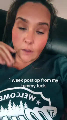 1 week post op #tummytuck #tummytuckrecovery #fyp 