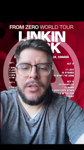 Posible set list de Linkin Park para Latam y Colombia, con un concierto que dura 2 horas y con mucho pogo ¿qué canción les hace falta? #linkinpark #linkinparkfan #latam#greenscreen 