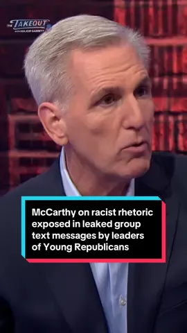 Former Speaker Kevin McCarthy weighs in on racist rhetoric exposed in leaked group text messages by leaders of Young Republicans. He tells CBS News’ Major Garrett, “Those people are not real conservatives.” “As a responsibility, as a leader in the Republicans, you call it out. You have a responsibility within your own party,” McCarthy says. “If you just look the other way, is that acceptance? And what happens to the future? What happens with your children?” #republicans #gop #news #politics 