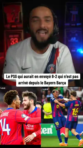 Le PSG qui aurait en envoyé 8-2 qui n'est pas arrivé depuis le Bayern Barça @psg @fcbarcelona #leeverkuzen #olympiacos #immigreparisien 