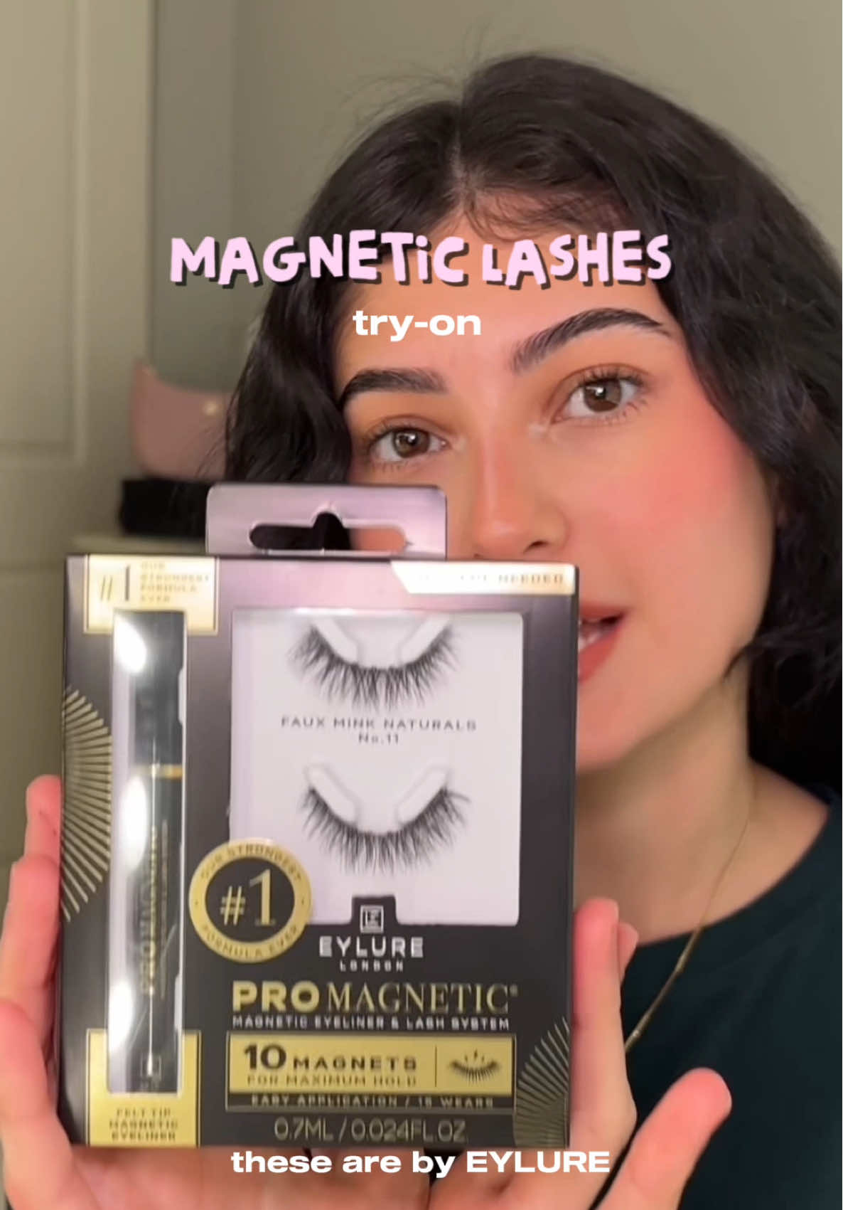 trying on magnetic lashes by @EYLURE LONDON 👁️👄👁️ this is for the girlies who love VOLUME! I’m more of a cat eye natural lash kinda girl but I would wear these more for night life or a nice event. you get 15 wears and NO GLUE yayyy!! #magneticlashes #lashestutorial #lashesathome #nogluelashes #eylurelashes 