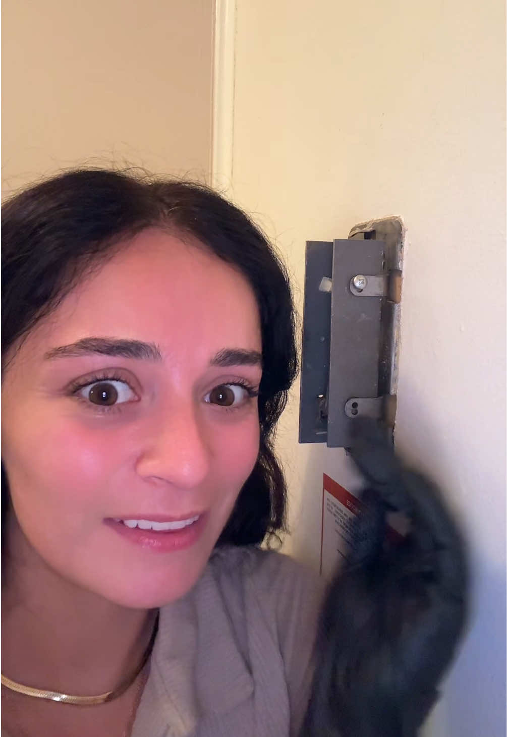 FIXING THE DOORBELL 🔔 restoring my door from the landlord special (part 6) 🤌🏼 🎀 using paint remover and engineering #contractor #nyclife #imjustagirl #paintremoval #nycapartment