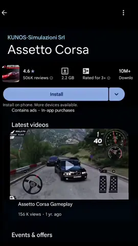 ✨ This is on MOBILE?! 🔥 Assetto Corsa just changed the game 🚗💨 Console or Mobile — which one wins? 👀 #AssettoCorsa #AssettoCorsaMobile #RacingGame #MobileGaming #SimRacing #CarTok #GameTok #CarCulture #RealisticRacing #GamersOfTikTok #FYP #FYPシ #Viral #Trending 