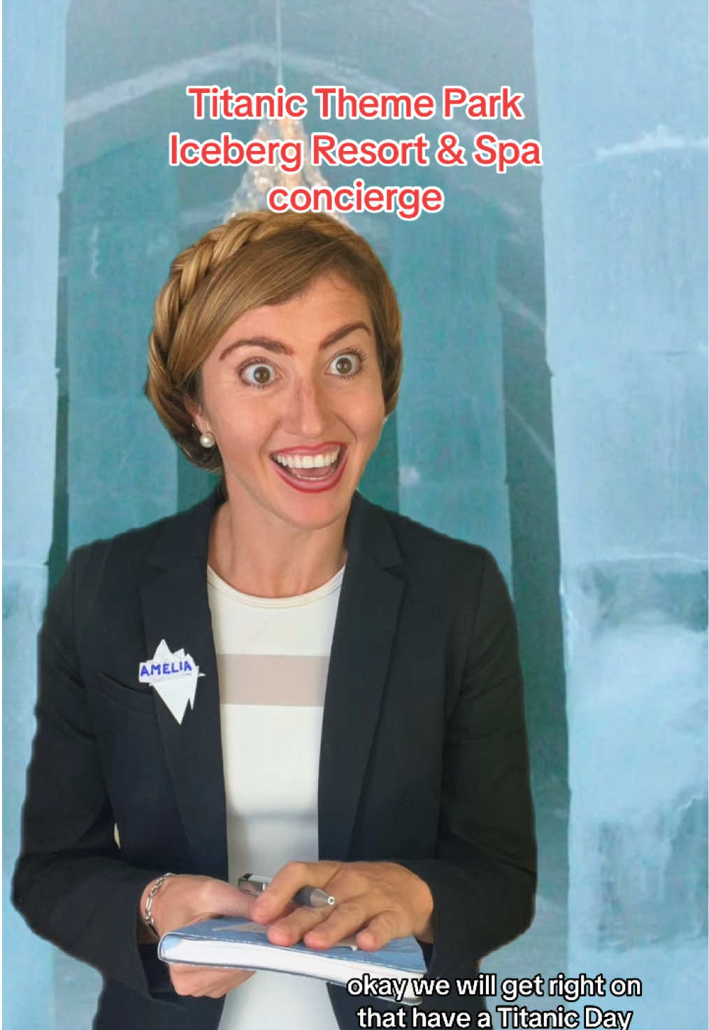 I hate my life. Have a titanicky-doo-da day! 🧻🧴🚢 #titanic #titanicmovie #themepark #themeparks #resort 