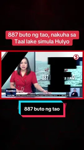 #FrontlineTonight | 887 na buto ng tao na ang nakuha sa Taal Lake mula hulyo. Pero hindi pa rin matukoy kung sa mga nawawalang sabungero nga ba ang mga ito.#BreakingNewsPH #NewsPH 