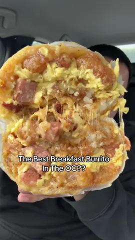 Ljs Little Cafe Has The BEST Breakfast Burrito In The OC??! #breakfastburrito #foodreview #Foodie #FoodTok #mukbangeatingshow 