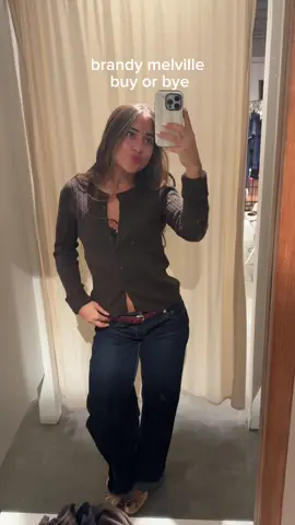 that one little top made the whole trip worth it. obsessed. soo fall vibes🧸🥧🍫☕️💋 #buyorbye #brandymelville #clothinghaul 