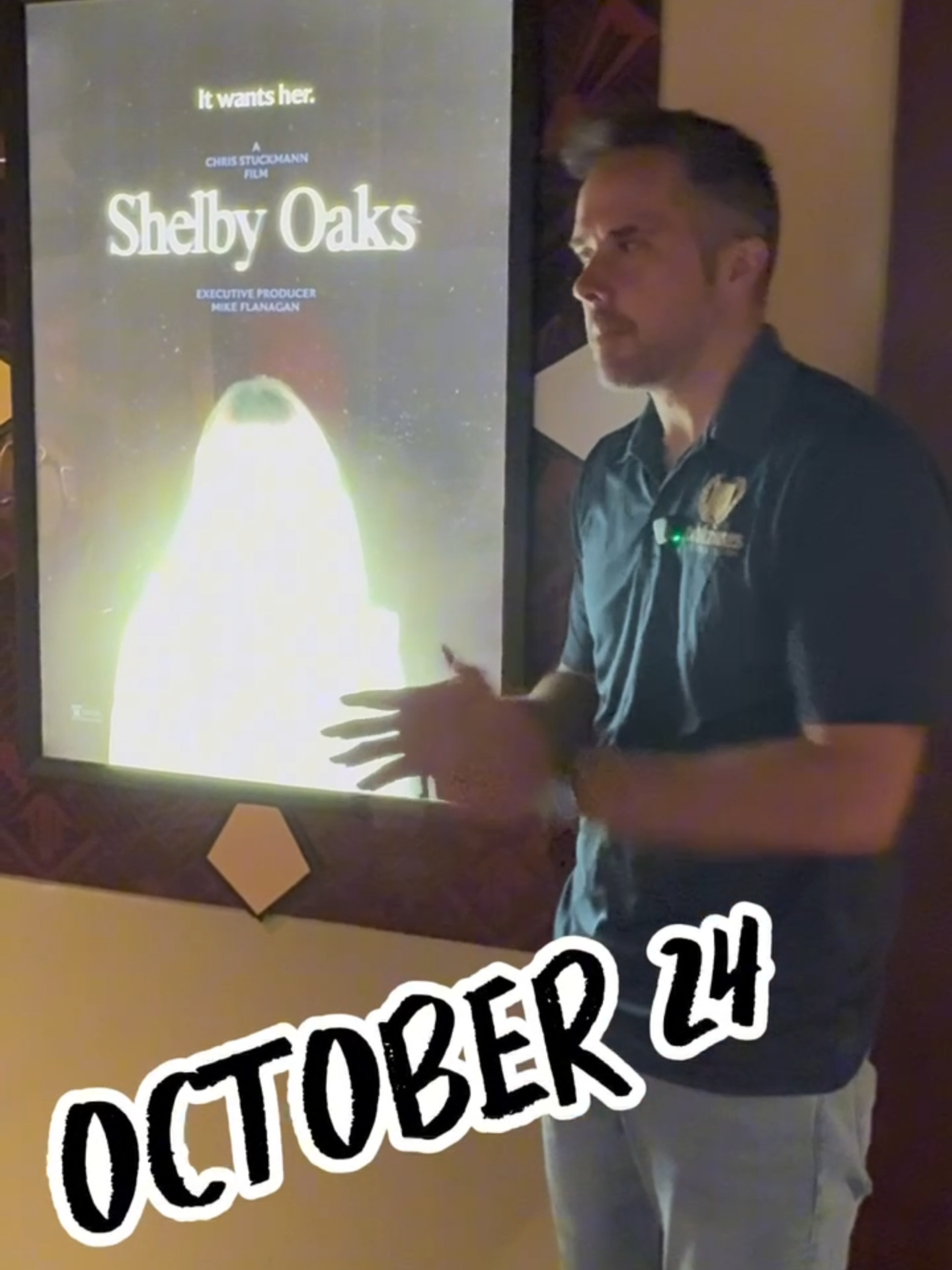 Kudos to you, Chris Stuckmann! See #ShelbyOaks on the BIG SCREEN at #BBTheatres!