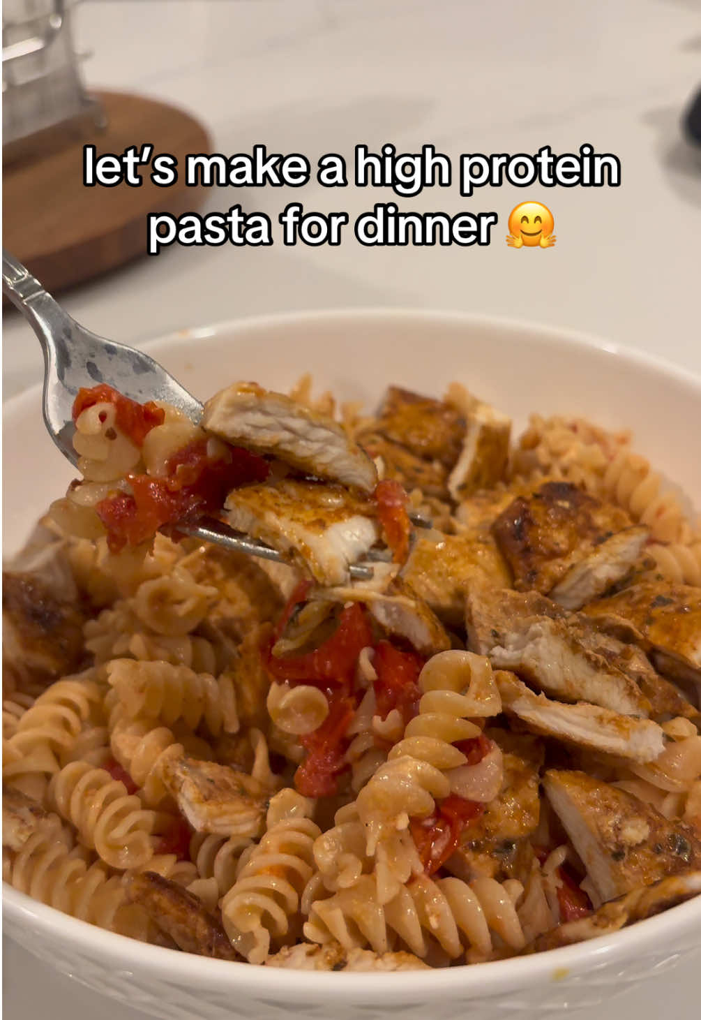68g protein pasta using @Carbe Diem pasta! Thanks so much for sending, it came out great 🤩 #highproteinmeals #proteinpasta #FoodTok #carbediem #fyp 