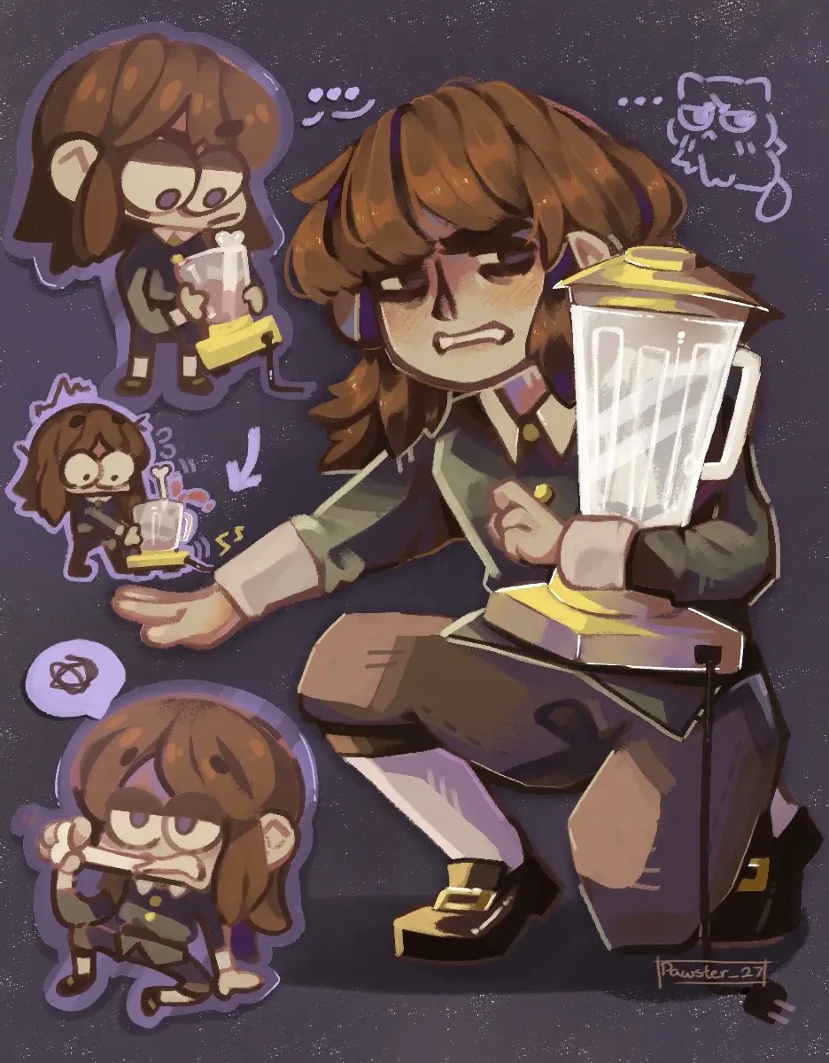 Abaddon for spooky month !! I recently started watching Haunted Hotel and him and Ester are my favs fs 🤭 I also recently started using clip studio paint ! paint tool SAI was not doing it for me  anymore tragically 🧎🏽‍♀️anddd I’m planning on making an animatic so I wanna use it for that🤭 this drawing was me kinda figuring out some of the kinks of the program ! there is still so much I need to learn oml, but I enjoyed drawing this ! And uhm and im never drawing a blender again And wtf are legs #digiatlart #fyp #hauntedhotel #abaddon #fypage 