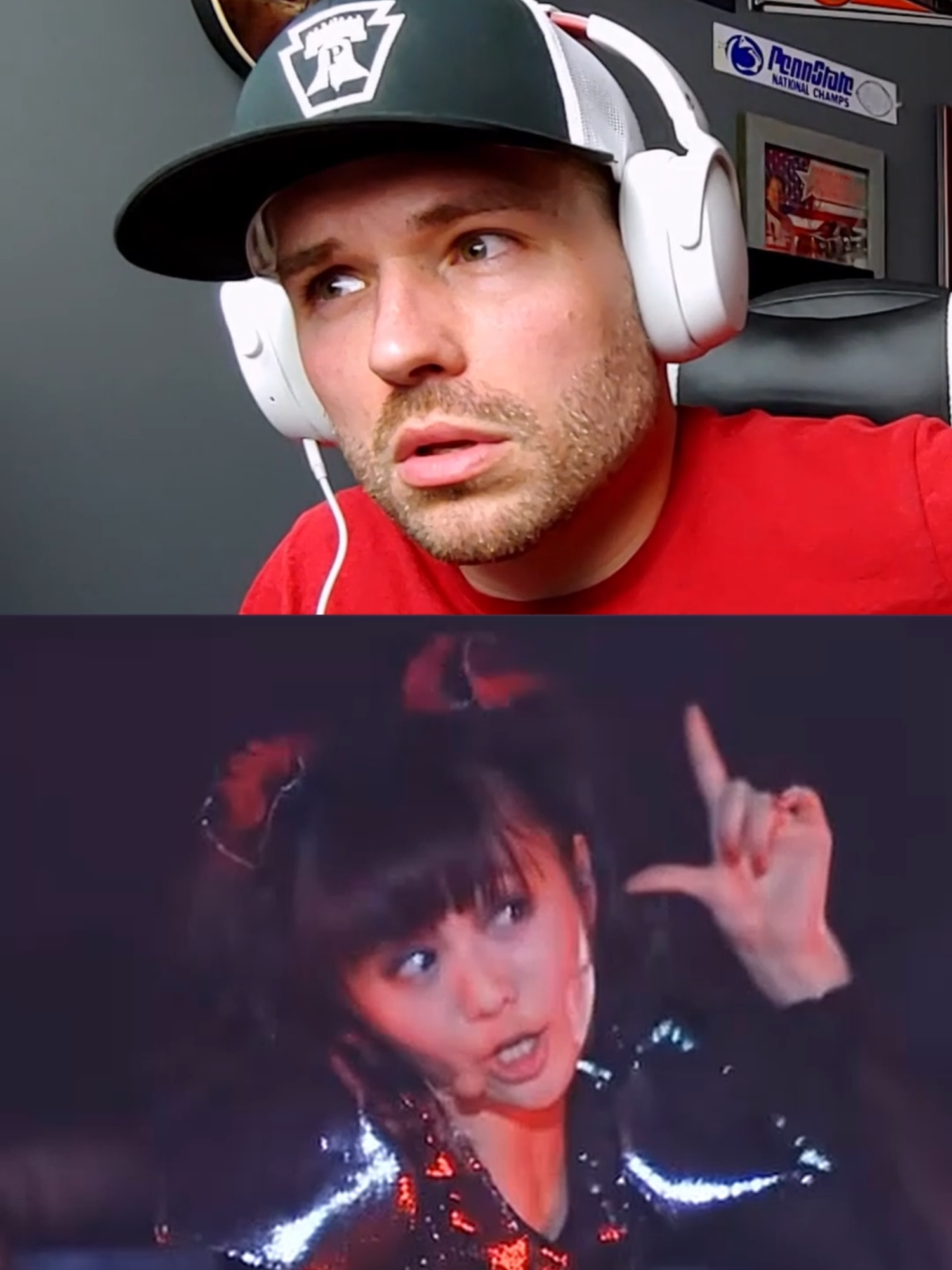 Hearing BABYMETAL For The First Time!!! #babymetal #gimmechocolate #hoopsick #fyp #reaction #babymetal_japan