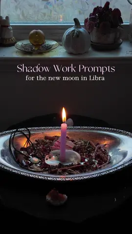 some shadow work prompts for tonight’s new moon in Libra, how will you be celebrating? 🌑✨ #fyp #newmoon #shadowwork #shadowworkprompt #spirituality 
