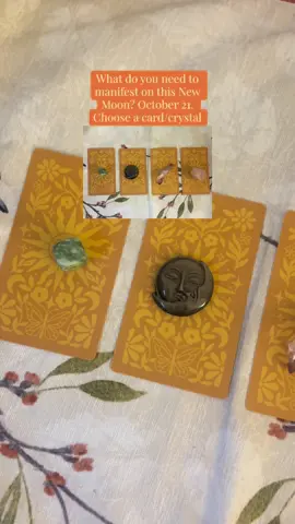 Here’s the type of energy your next chapter requires.   If you chose #1/Green Aventurine/Cups: Feeling, intuition, love, flow. If you chose #2/Obsidian/Pentacles: Work, health, finances, stability. If you chose #3/Veracruz Amethyst/Wands/Energy, creativity, momentum, purpose. If chose #4/Rose Quartz/Swords: Thought, communication, truth, decision. If you don’t read tarot, use this as journaling prompt instead: 💭 “Where am I being asked to act, feel, clarify, or build?” You can also check out the link in Bio for a personalized Tarot reading. ✨ Save this to use under the Libra New Moon (Oct 21–23) and comment your element emoji below! #AbundanceMindset      