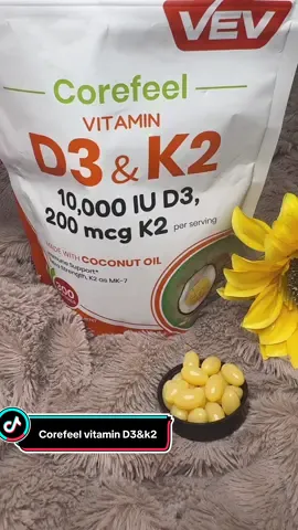 Quieres fortalecer tus huesos, y el corazón ve por esta vitamina D3&k2 +coconut oil juntas#vitamink2d3 #vitamind3 #vitamink2 #huesosfuertes #corazon 
