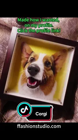 Made how I wanted,on my profile.Please click the link.😘#petmemorial #gift #petlover #PetsOfTikTok #corgi 