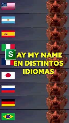 Say My Name en distintos idiomas #breakingbad #walterwhite #jessepinkman #breakingbadedit 