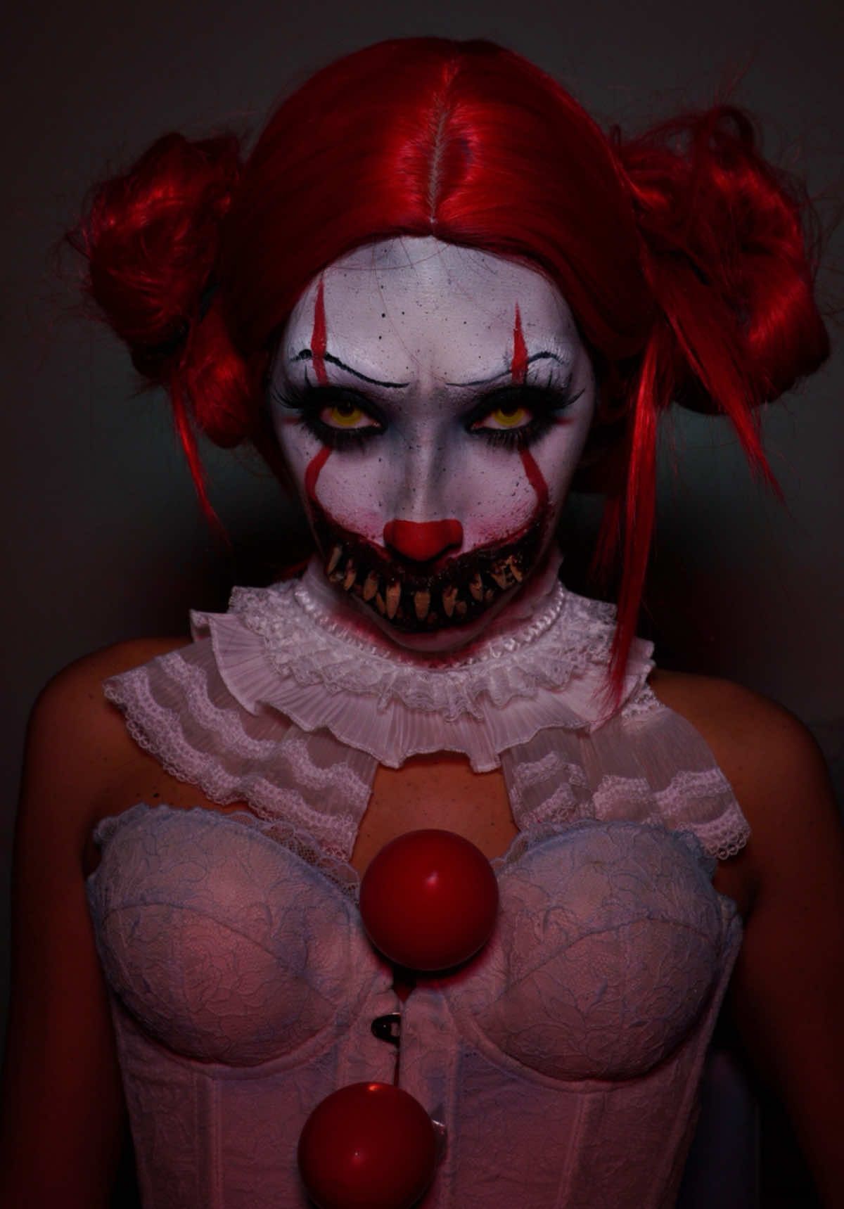 Pennywise Clown Halloween makeup #halloweenmakeup #31daysofhalloween #pennywisemakeup #pennywise #halloween2025 