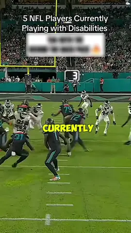 5 NFL players currently playing with disabilities #tuatagovailoa #nfl #miamidolphins #viral