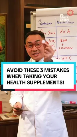 You’re Taking Vitamins Wrong and Wasting Money! If you're taking vitamins every day but still feel tired, bloated, or your skin’s not improving...you're probably doing this wrong and you’re literally flushing nutrients down the toilet.   It’s not just what you take It’s what you pair it with. Vitamins have best friends AND enemies. If you get this wrong, your body absorbs LESS THAN HALF. ✅ Iron + Vitamin C • Example: Spinach + Lemon • Vit C turns iron into a form your body actually absorbs. ❌ Iron + Milk • Dairy blocks iron so don’t take them together.   ✅ Vitamin D + Fat + K2 • Example: D3 supplement + egg yolk or avocado • Vit D is fat-soluble. Without fat, it just passes through your system.   ✅ Magnesium + B6 • Example: Almonds + Banana • Vit B6 helps magnesium enter your cells and calm your nervous system.   ✅ Turmeric + Black Pepper + Fat • On its own, turmeric has low absorption. Piperine in black pepper increases it by up to 2,000%.   ✅ B Vitamins (B12, B9) • Take in the morning, not at night • They boost energy. Take them at 9PM, and you’ll wonder why you can’t sleep.   And here are 3 COMMON MISTAKES most people make which you need to avoid. 1. ❌ Coffee with your ironically  2. ❌ Taking fat-soluble vitamins on an empty stomach 3. ❌ Pairing zinc and calcium together (they cancel each other out) So, know this!  You could be eating healthy and still end up deficient if your timing and pairings are off.   I trust these insights will help you incase of your Dieticians, Pharmacist or Doctors don’t tell you.  Comment “VITAMINS” below and I’ll send you my full Vitamin Cheat Sheet on what to pair, what to avoid, and the best timings to take your nutrients. 📌 Save this before your next meal or supplement. #drmarkleong #nutrition #foodsafety #cellularrenewal 