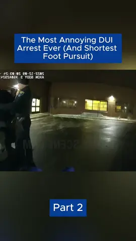 the most annoying dui arrest ever( and shortest food pursuit) #police #bobycam #PoliceFootage #cops 