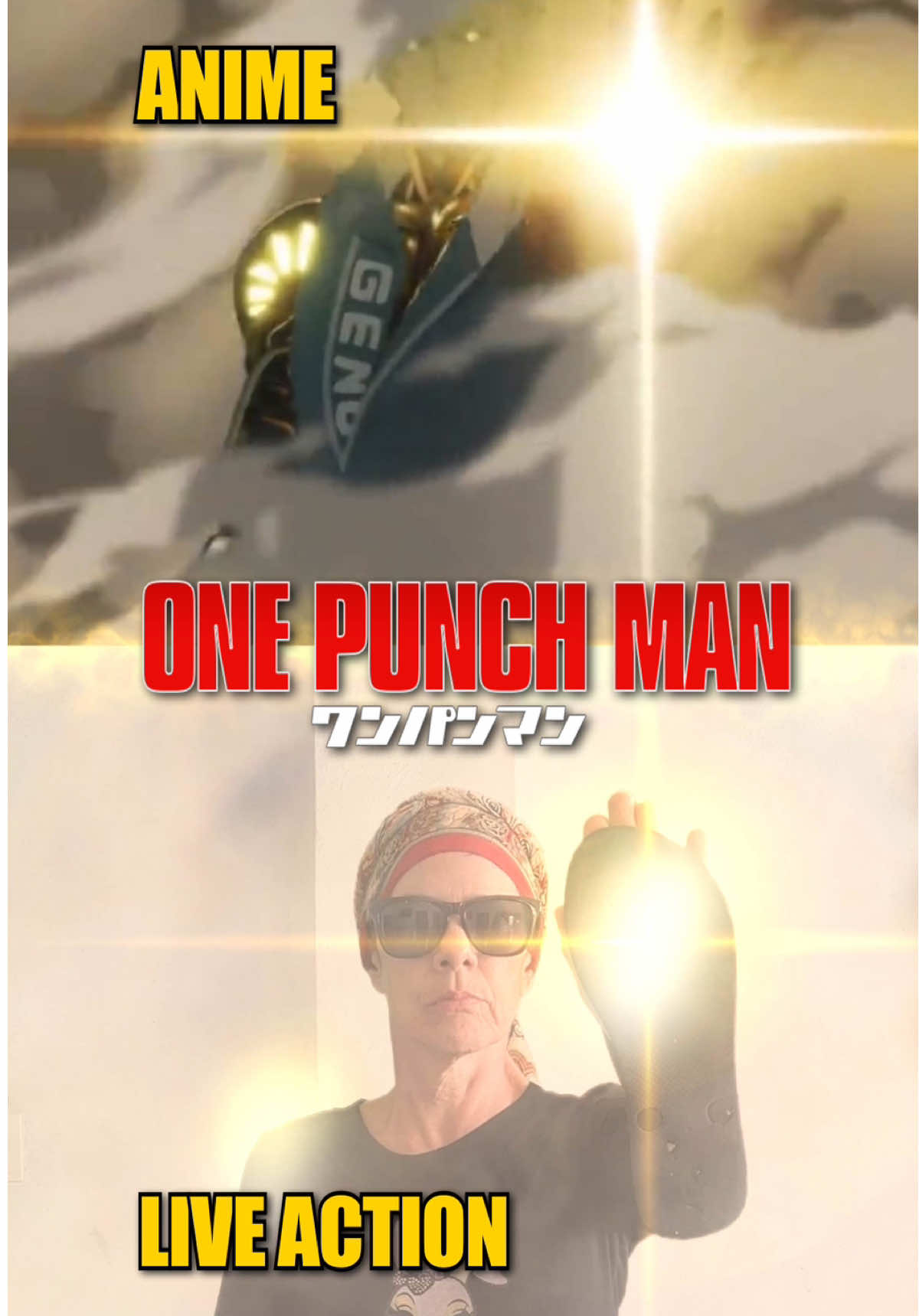 One Punch Man anime vs live action 🎬 #onepunchman #opm #anime #humor #animeedit 