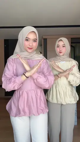 blouse gemes bgtt😍🤏🏻 #blouse #blousemurah #blousewanita #balon #tali 