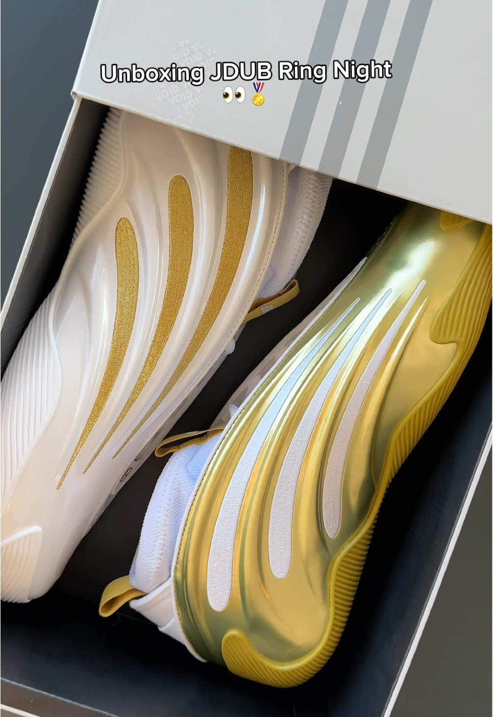 Only right @J-DUB matched the trophy 🏆 #adidas #NBA #sneakers #okc #jdub 