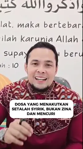 Hati-hati.. banyak orang yg masih sulit meninggalkan salah satu dosa besar ini.