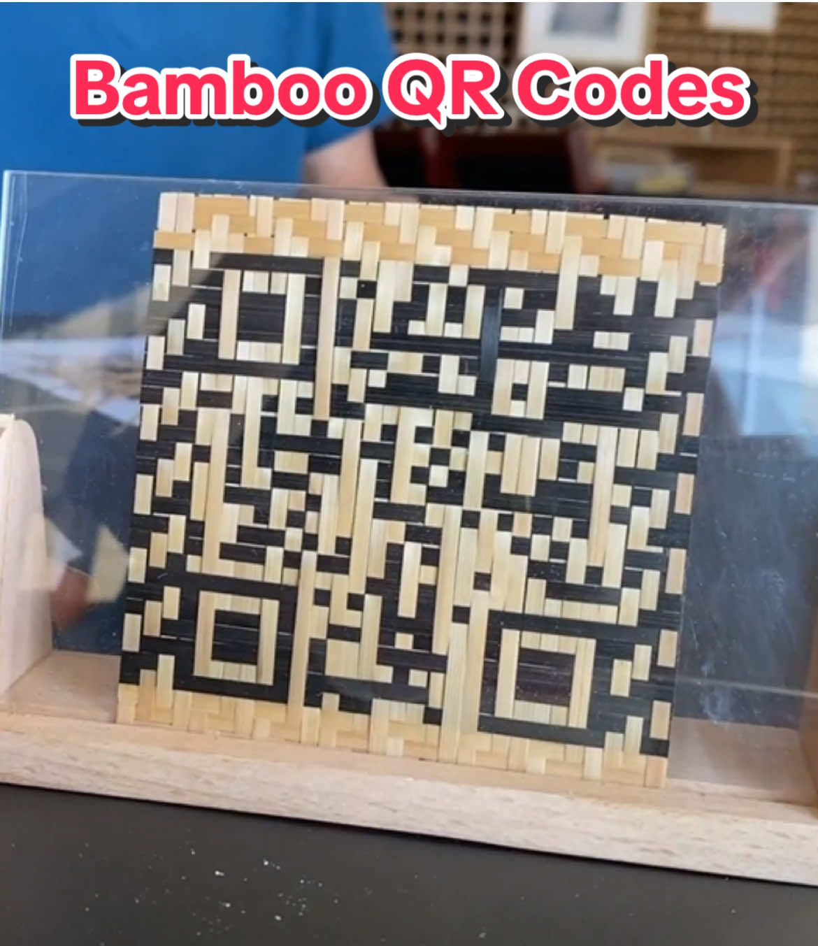 Bamboo QR Codes — Traditional Culture Interwoven with Modern Technology (Not Easy to Make, Hope You Like, Comment, and Share)#handmade #BambooArt #EcoFriendly #ChineseCraft 