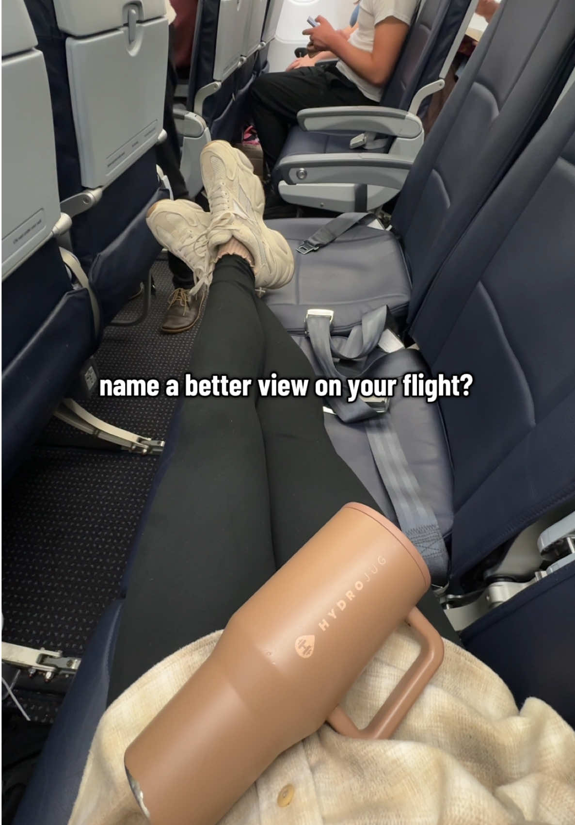 nothing hits better than realizing you’ve got a whole row to yourself on your flight that has been delayed 3 times and canceled ✈️ #travel #traveltiktok #travellife