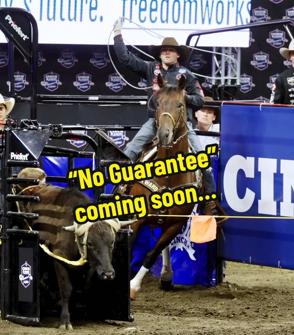 Rodeo offers “No Guarantee”…  This is the story of two teams who give everything just to play the game. 6 episode docuseries coming soon… 🎬 Bar W.R. Media | @Tyler Wade | @Wesleythorp1 | @Tanner Tomlinson | Patrick Smith 