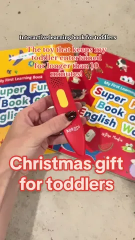 My toddler is actually obsessed with this one! It helps him be independent and is a great “toy” during his sissy’s nap time. Add it to your cart now while it’s ON SALE!🛍️ #toddleractivities #toddlerlearning #toddlerbooks #toddlergiftideas #tiktokshop   