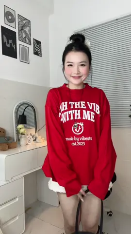 Đỏ may mắn #aophong #unisex #phoidoxinh #aothun 