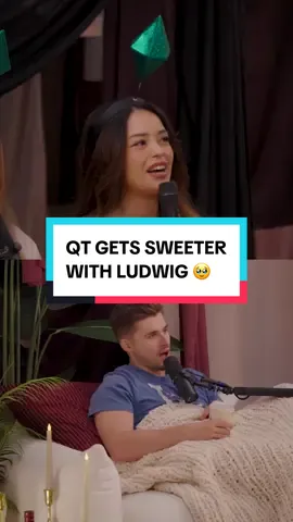 Ludwig has an effect on QT 🥹❤️#podcast #valkyrae #fanfan #qtcinderella #ludwig 