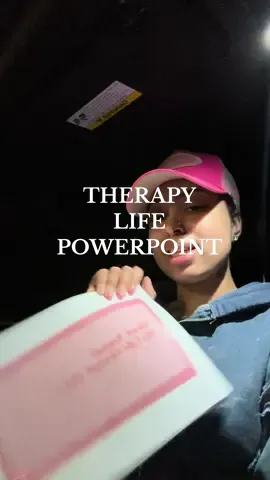Seeing a new therapist this week and had to print out my Life Powerpoint 🖨️🧏🏽‍♀️ Every therapist I showed this too said it was very helpful for them and one therapist even said she was going to assign this activity to all her clients lol. I have pictures, screenshots, texts, you name it! It also helps me decompress. #therapy #therapytiktok #therapytok #therapysessions #CapCut 