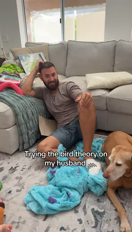 Did he pass or No? 😂🦜#husbandwife #couplescomedy #marriedlife 