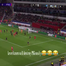 Leverkusen 7-2 out 😂❤️💙#football #fyp #psg #leverkusen #leverkusen 