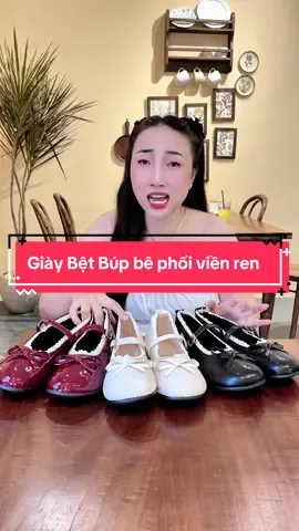 Giày Bệt Búp bê phối viền ren  #thuykool #xuhuong #giaydep #giaybupbe 
